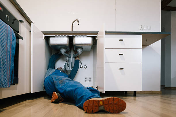 Professional Drain Cleaning technician working in Lawton, MI